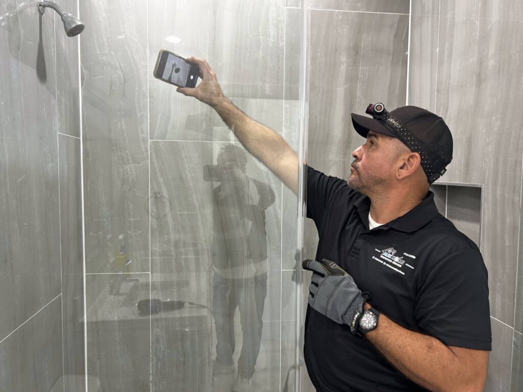 Thermal imaging camera used during a Florida home inspection to detect hidden moisture