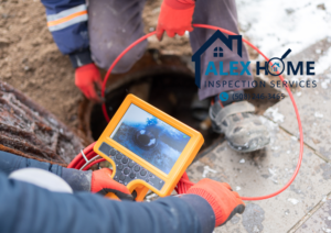 Sewer camera inspection equipment used to scope an older home's drain line before buying a home in Bradenton, FL